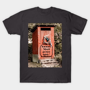 Five Star Rated Outhouse Bathroom T-Shirt